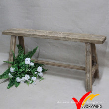 Crafted Hand Carved Aged Old Wood Chinese Stool